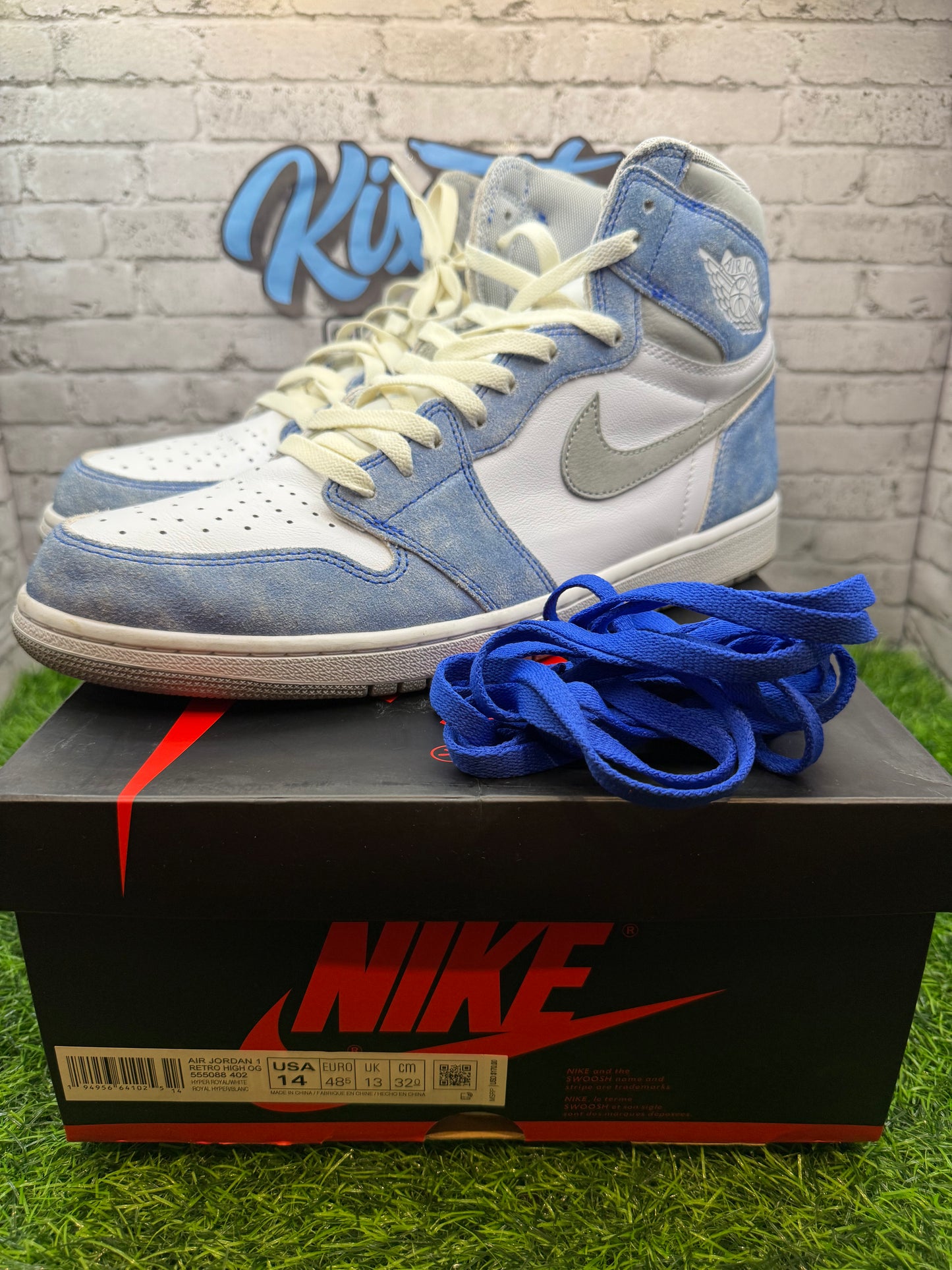 Jordan 1 High Hyper Royal PO 14