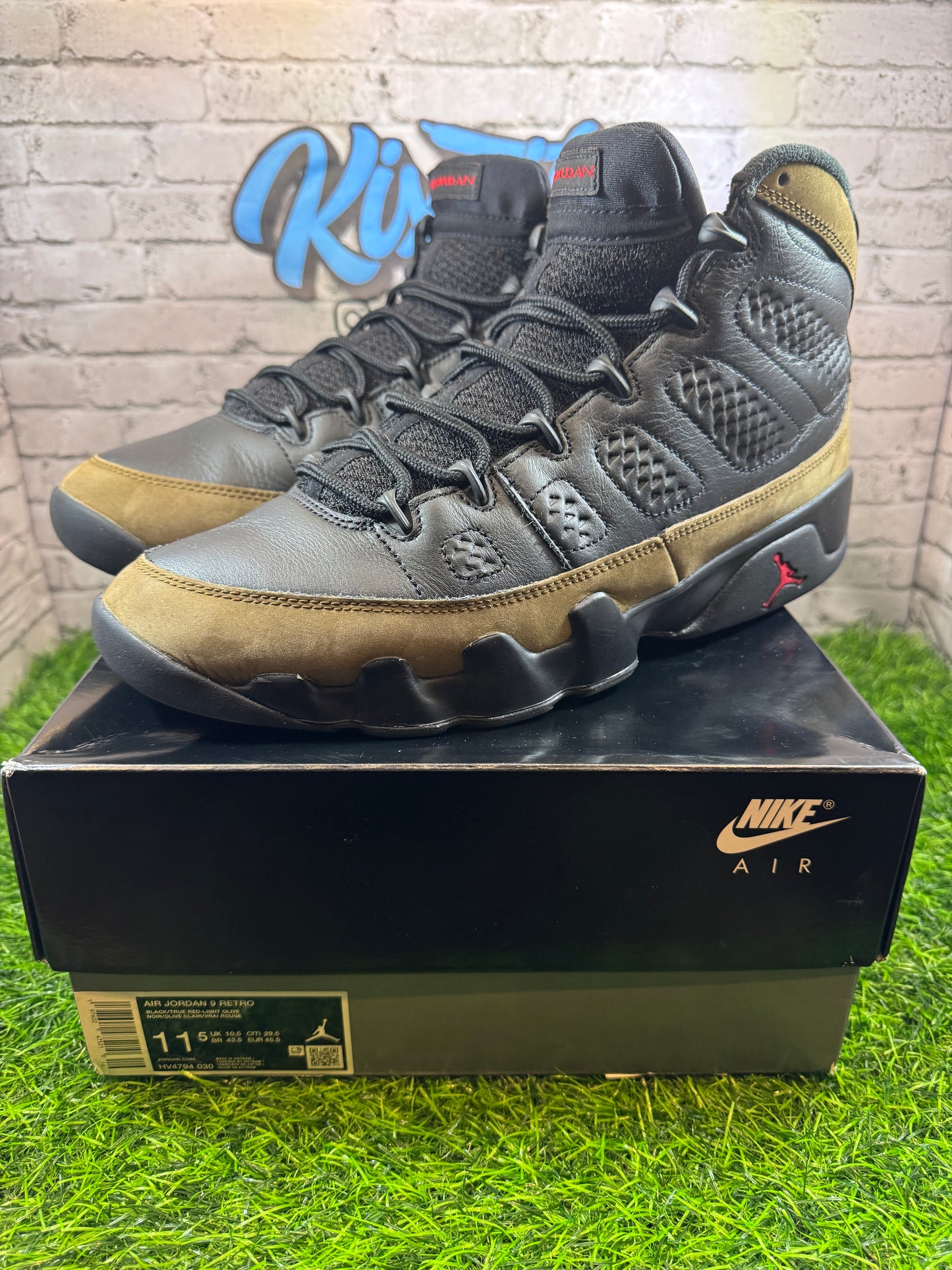 Jordan 9 Olive PO 11.5