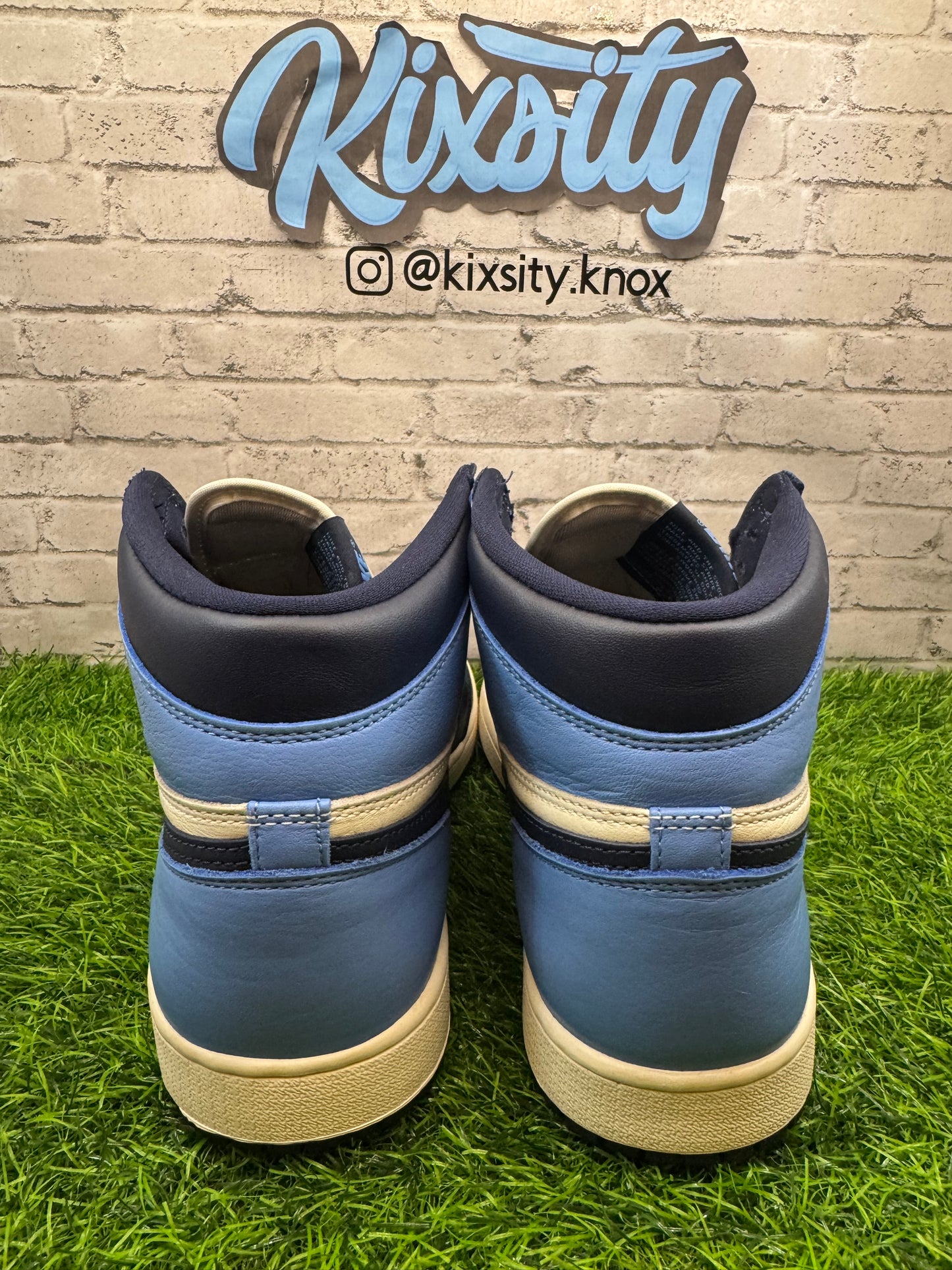Jordan 1 High Obsidian (Worn 1X) 10