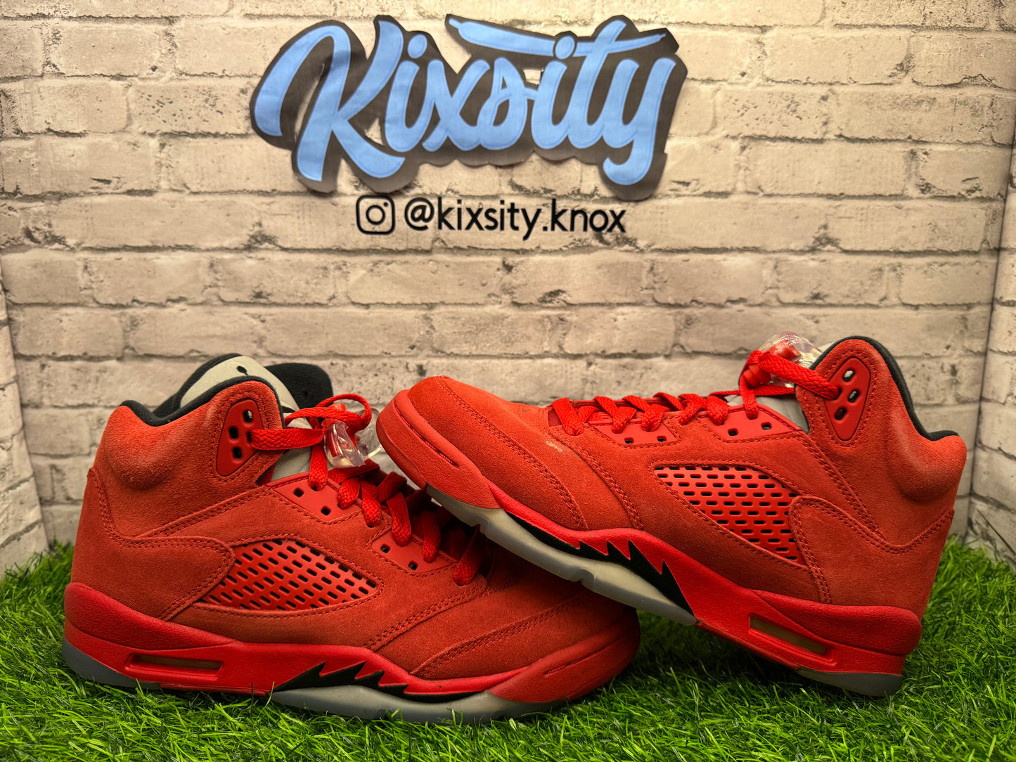 Jordan 5 Red Suede PO GS 6Y