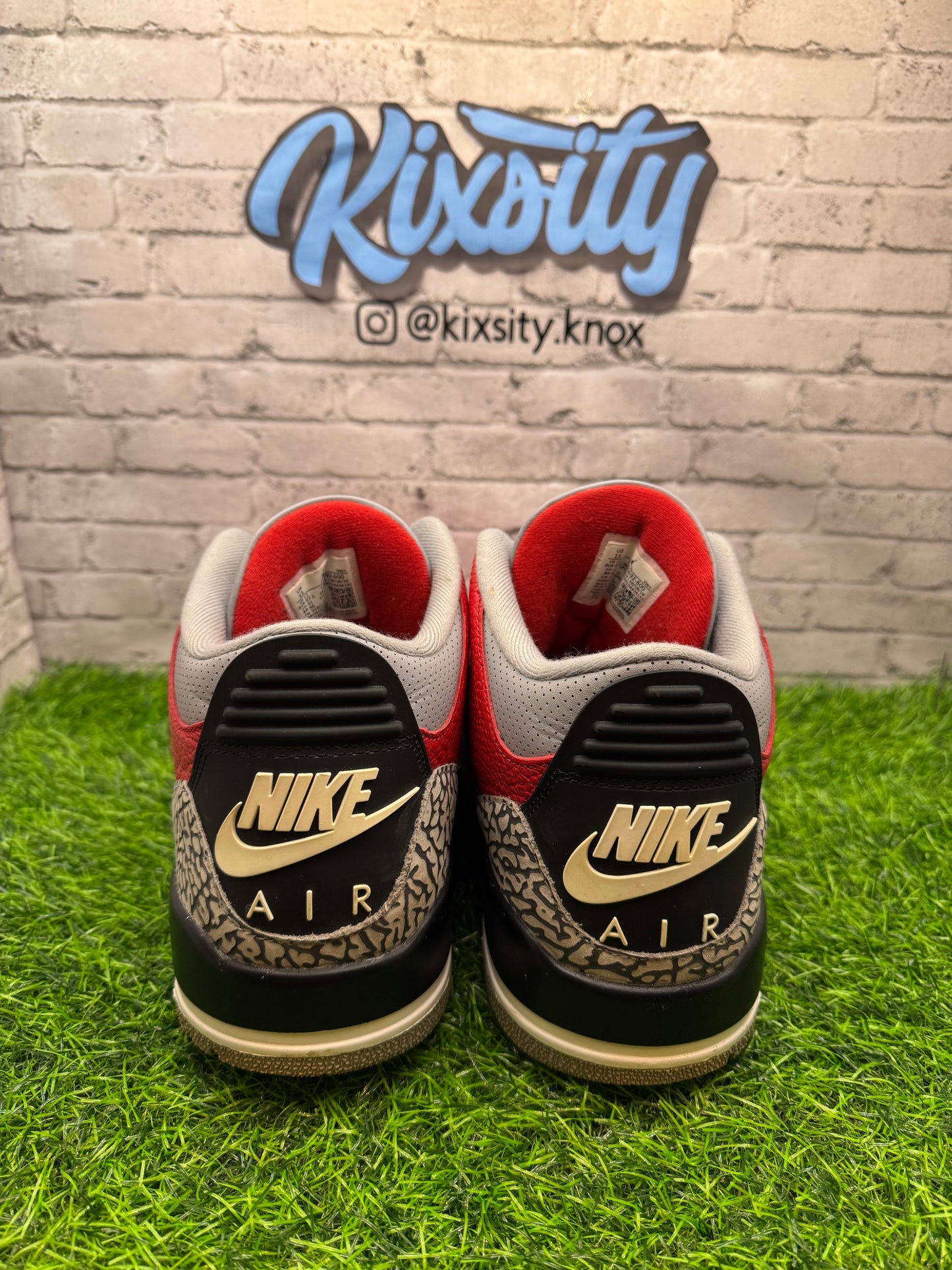 Jordan 3 Red Cement Unite PO (No Box) 13