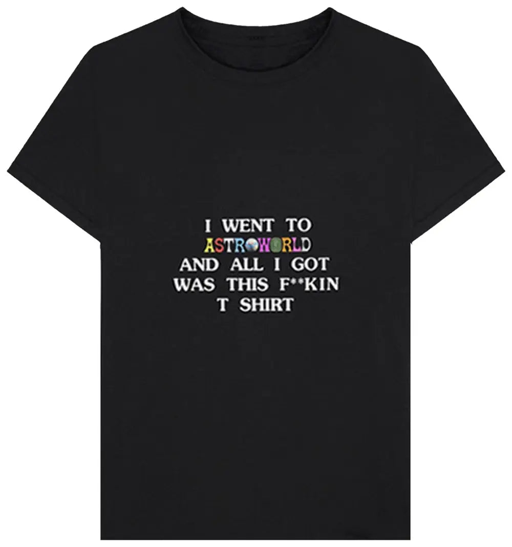 Travis Scott AstroWorld I Went To Astroworld Tee M