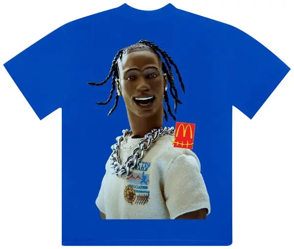 Travis Scott Action Figure Tee Blue L