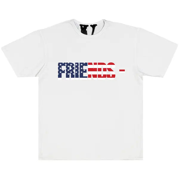 Vlone FRIENDS USA Tee White M