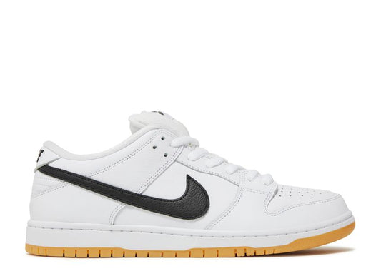 Dunk Low SB White/Black Gum 10