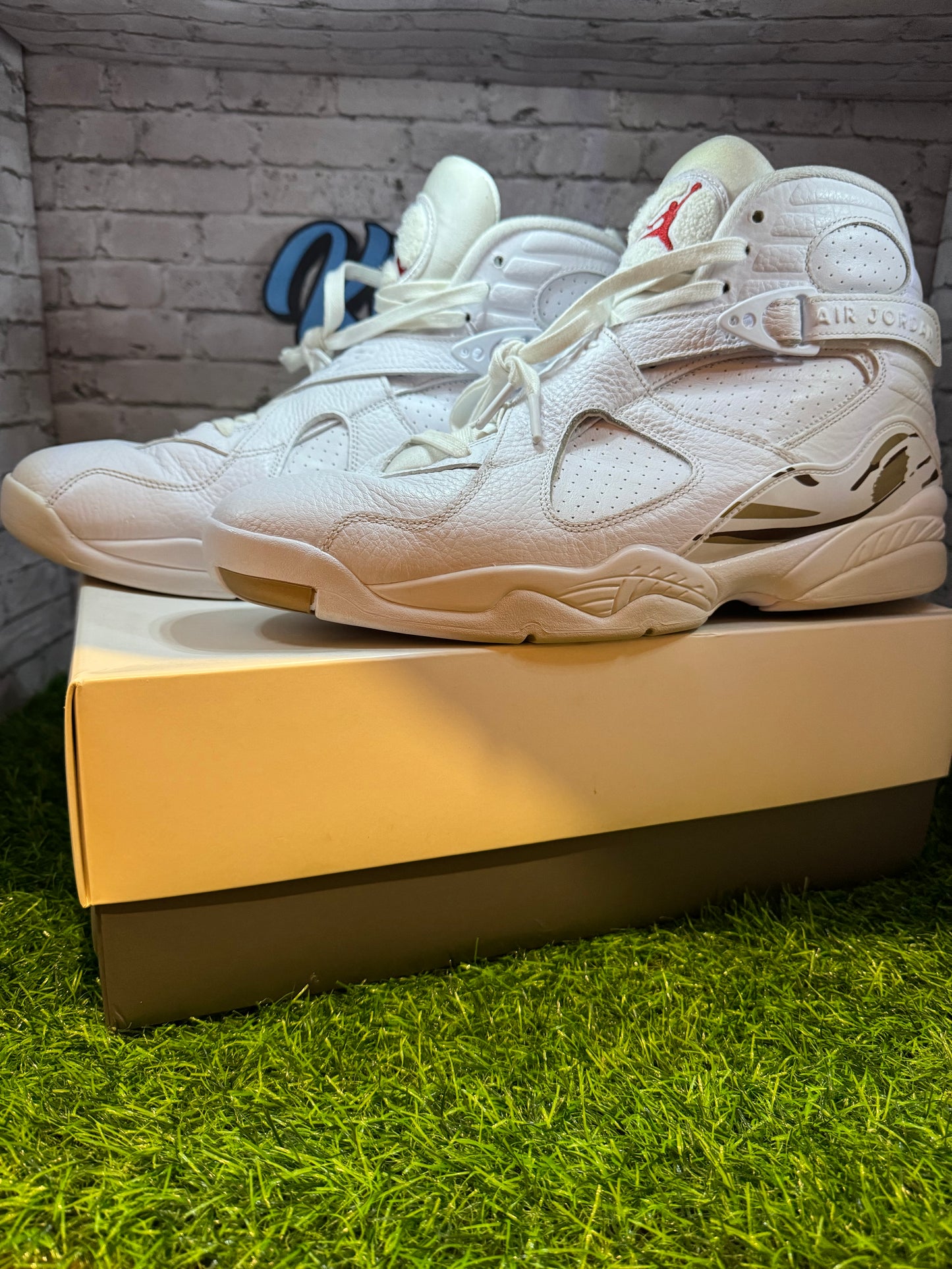 Jordan 8 OVO White/Gold PO 14