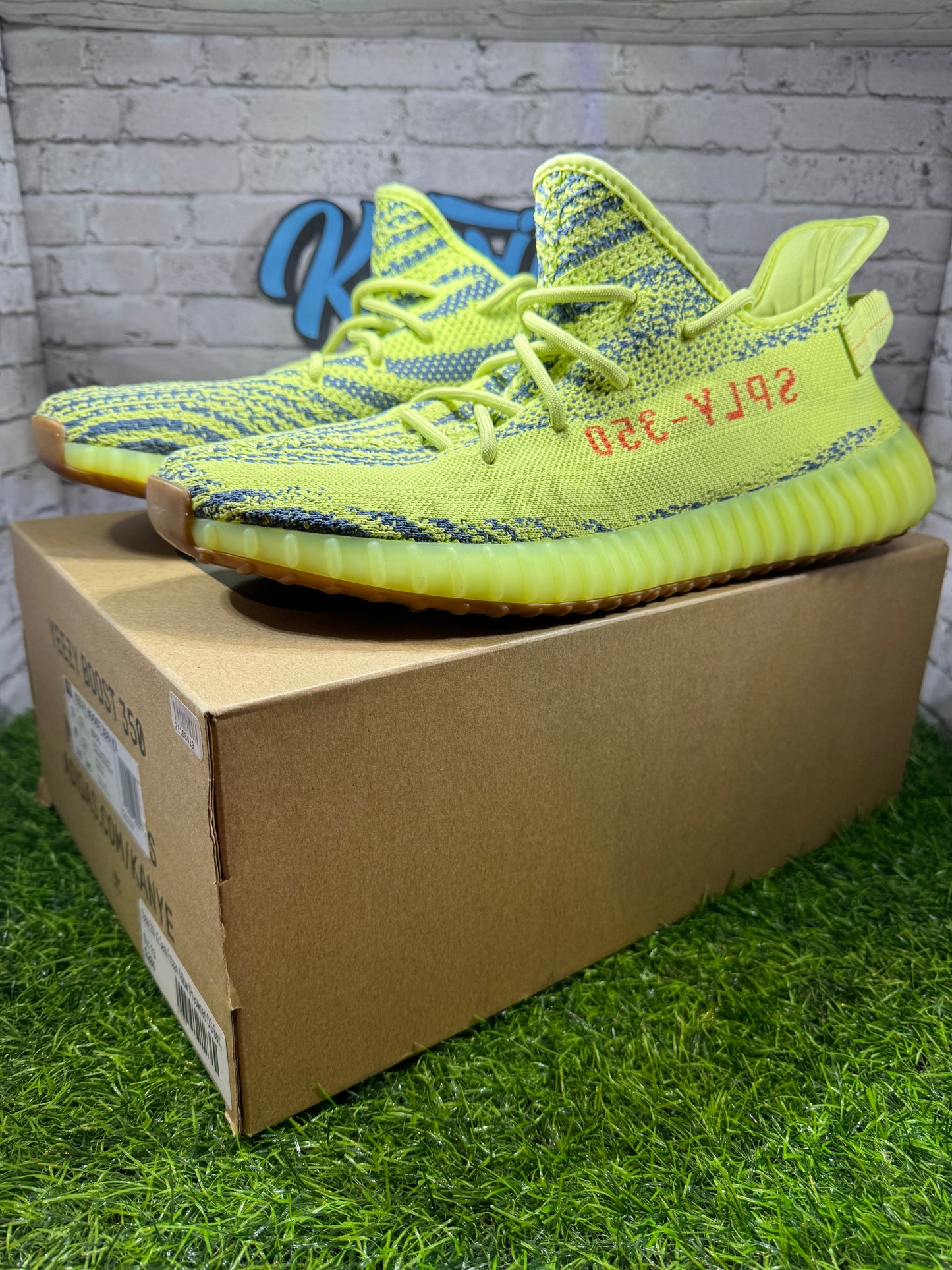 Yeezy 350 V2 Semi Frozen Yellow PO 13