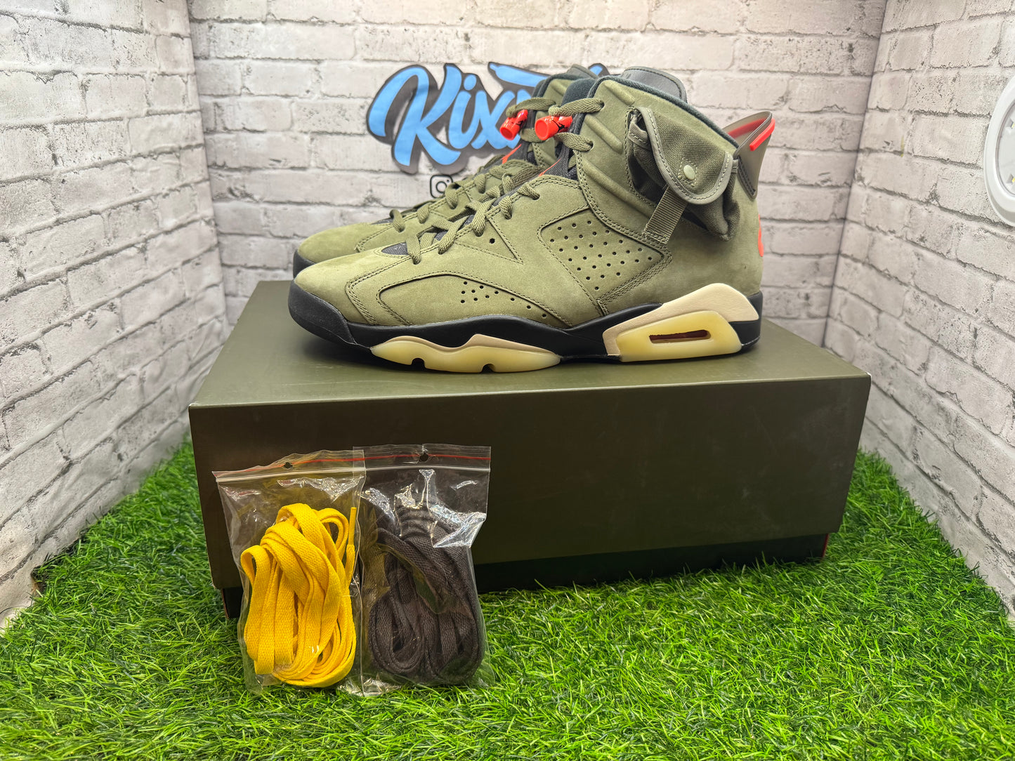 Jordan 6 Travis Scott Olive PO 11