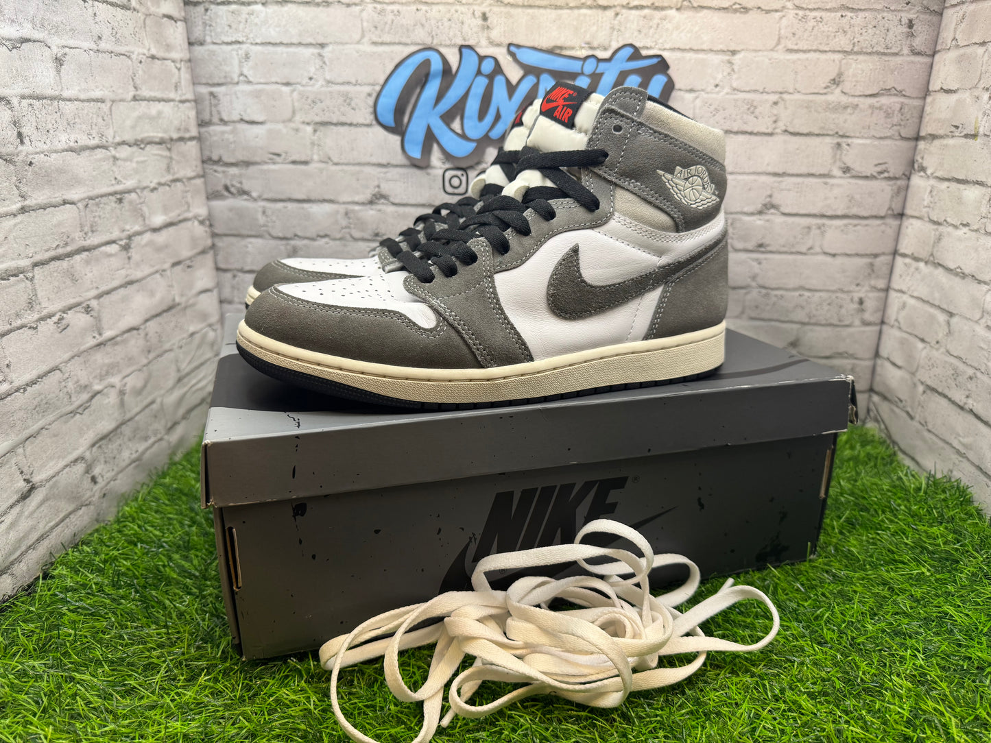 Jordan 1 High Washed Black PO 9