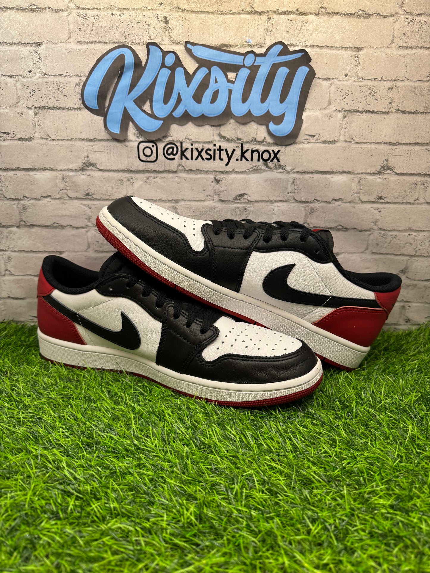 Jordan 1 Low Black Toe PO 12