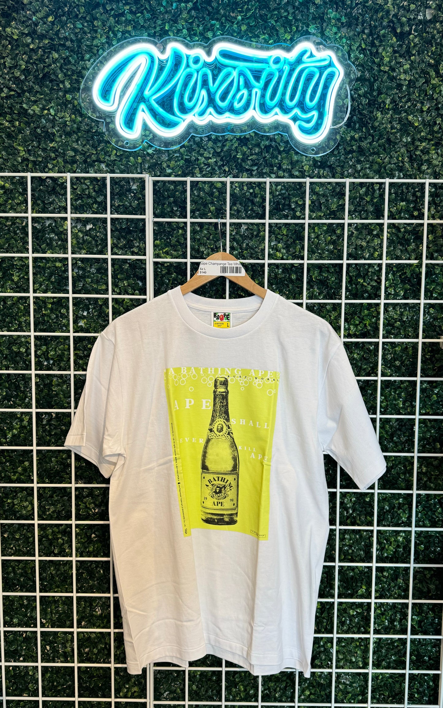 Bape Champange Tee White L