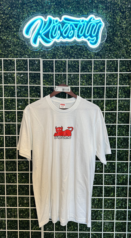 Supreme Toy Machine Devil Cat Tee White M