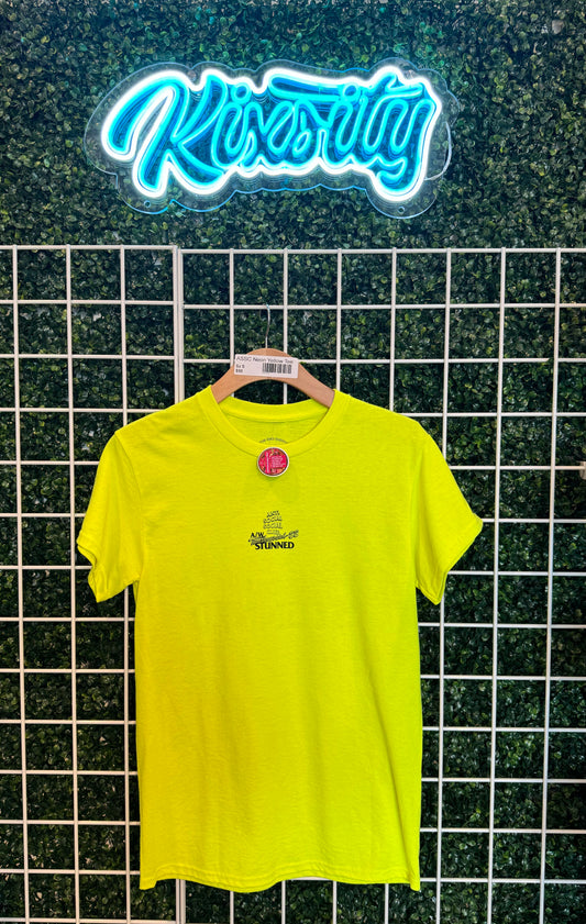 ASSC Stunned Neon Yellow Tee S