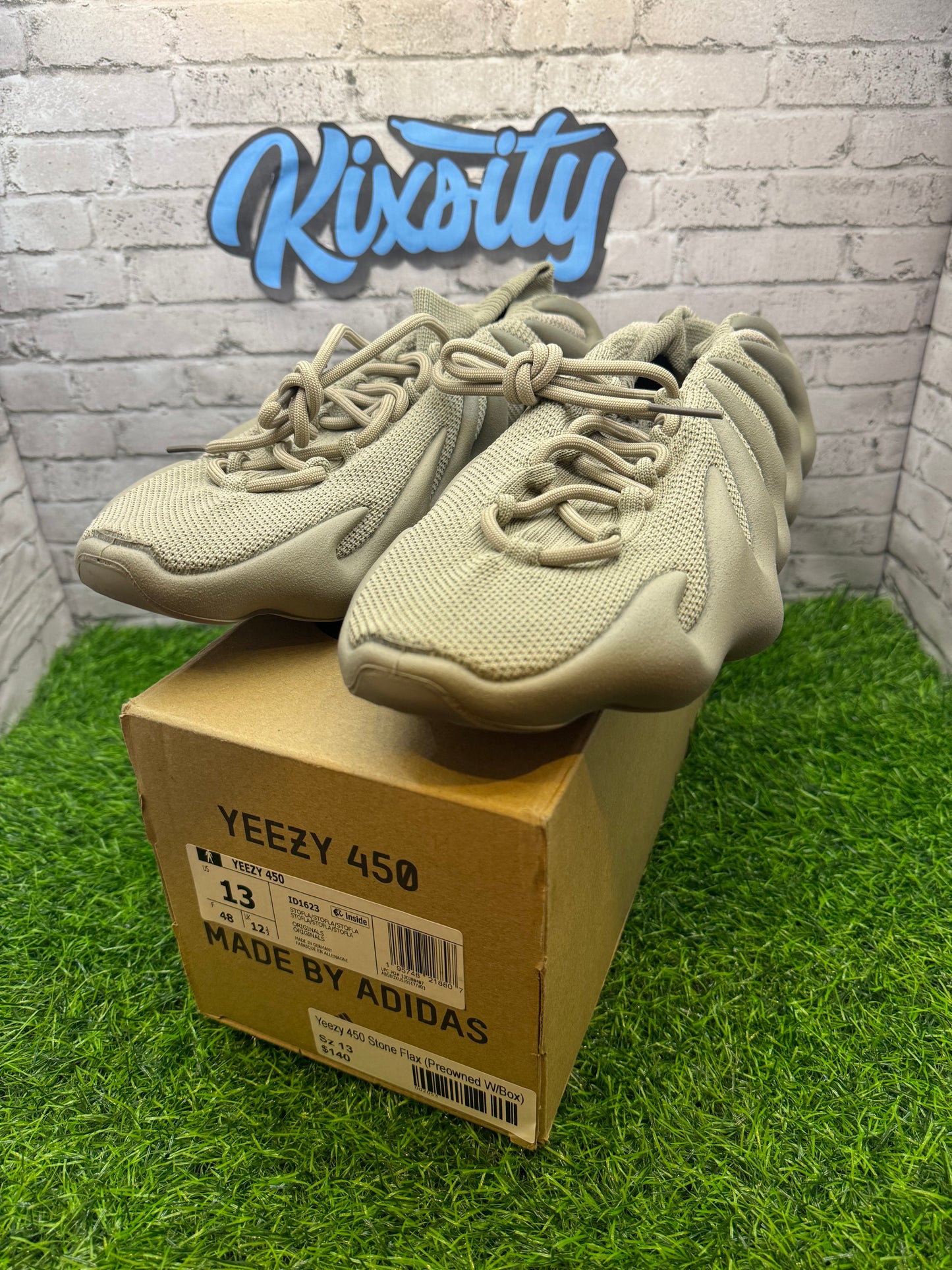 Yeezy 450 Stone Flax PO 13