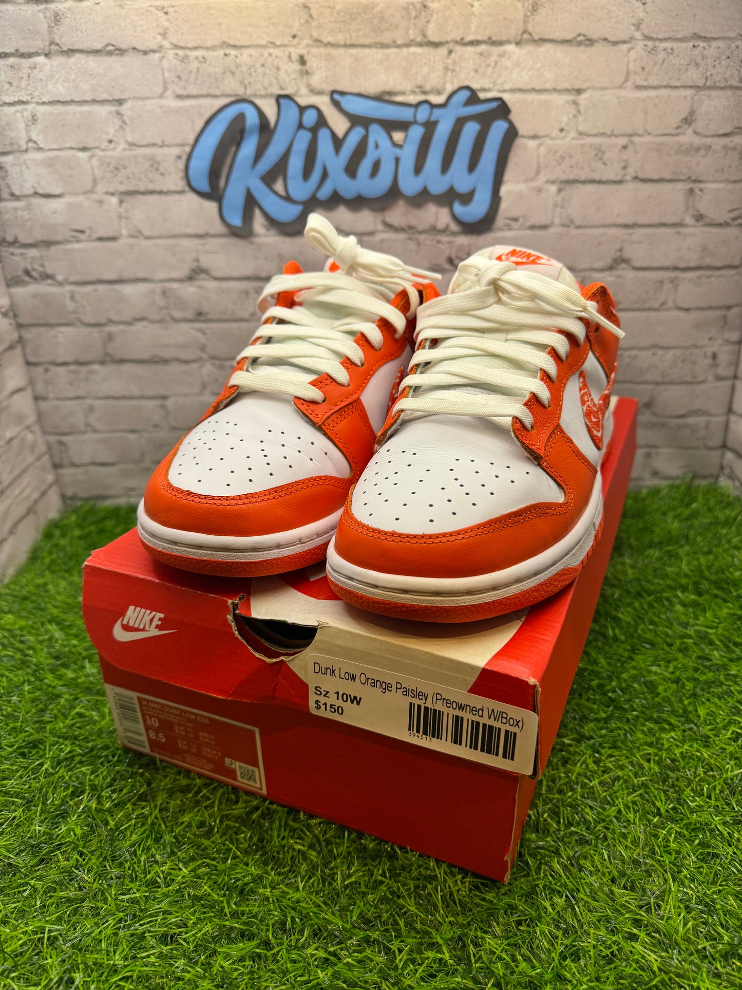 Dunk Low Orange Paisley PO 10W