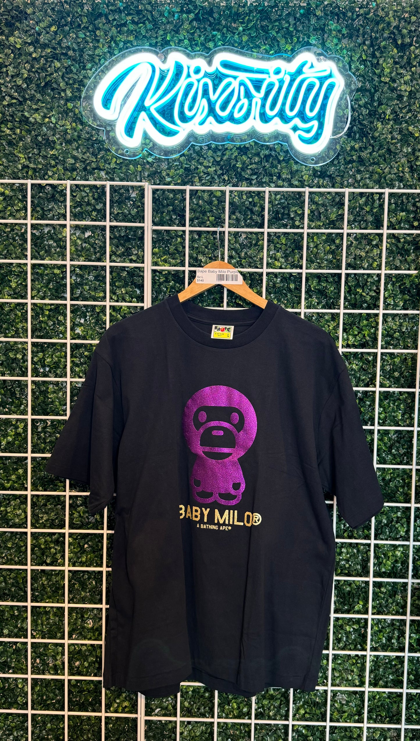 Bape Milo Purple L