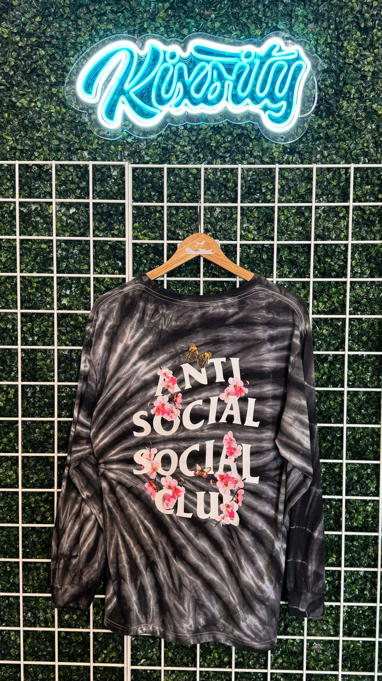 ASSC Long Sleeve Tee Wifi Tie Dye L