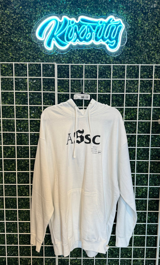 ASSC Fragment Hoodie White XXL