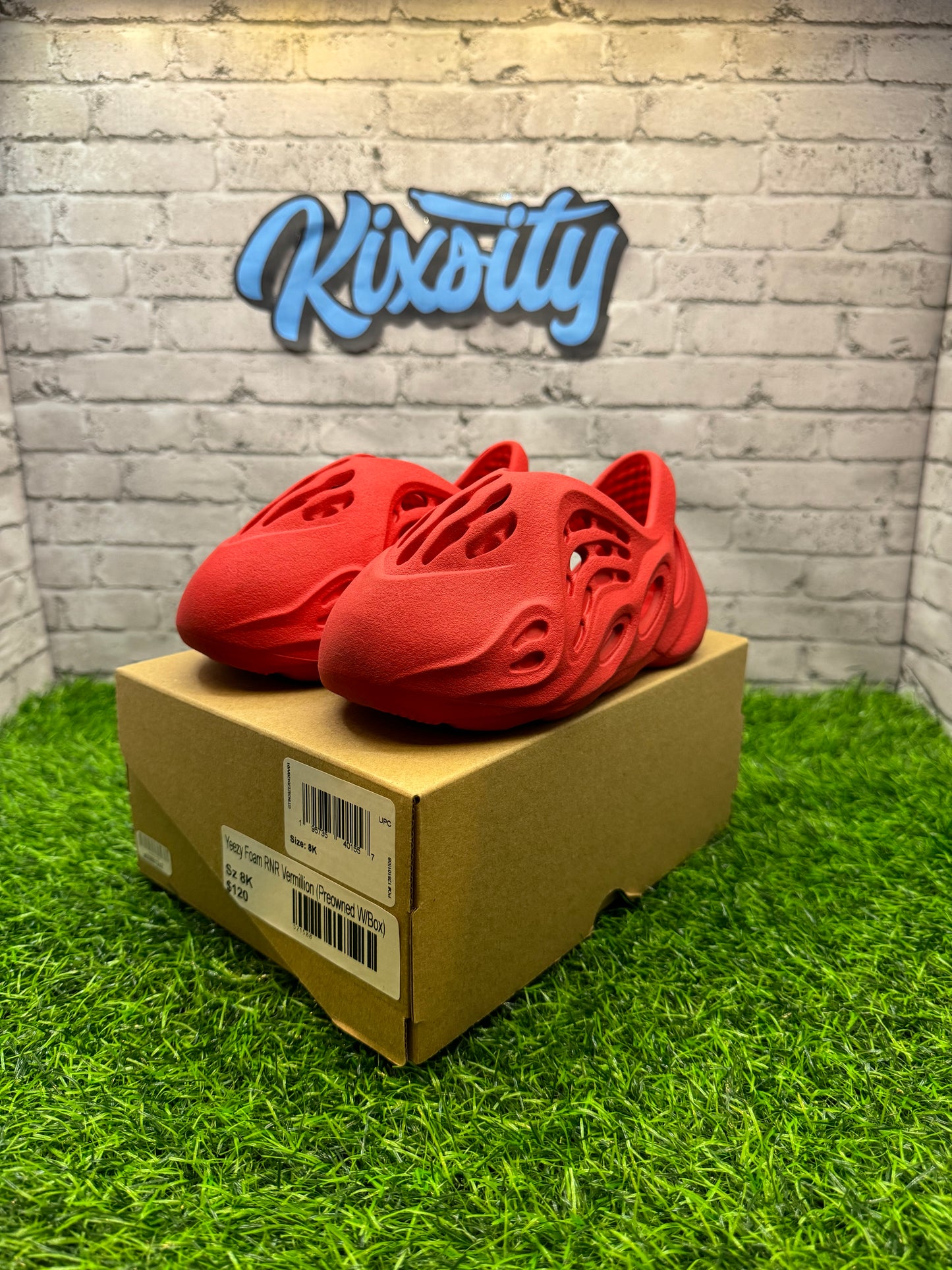 Yeezy Foam RNR Vermillion PO 8K