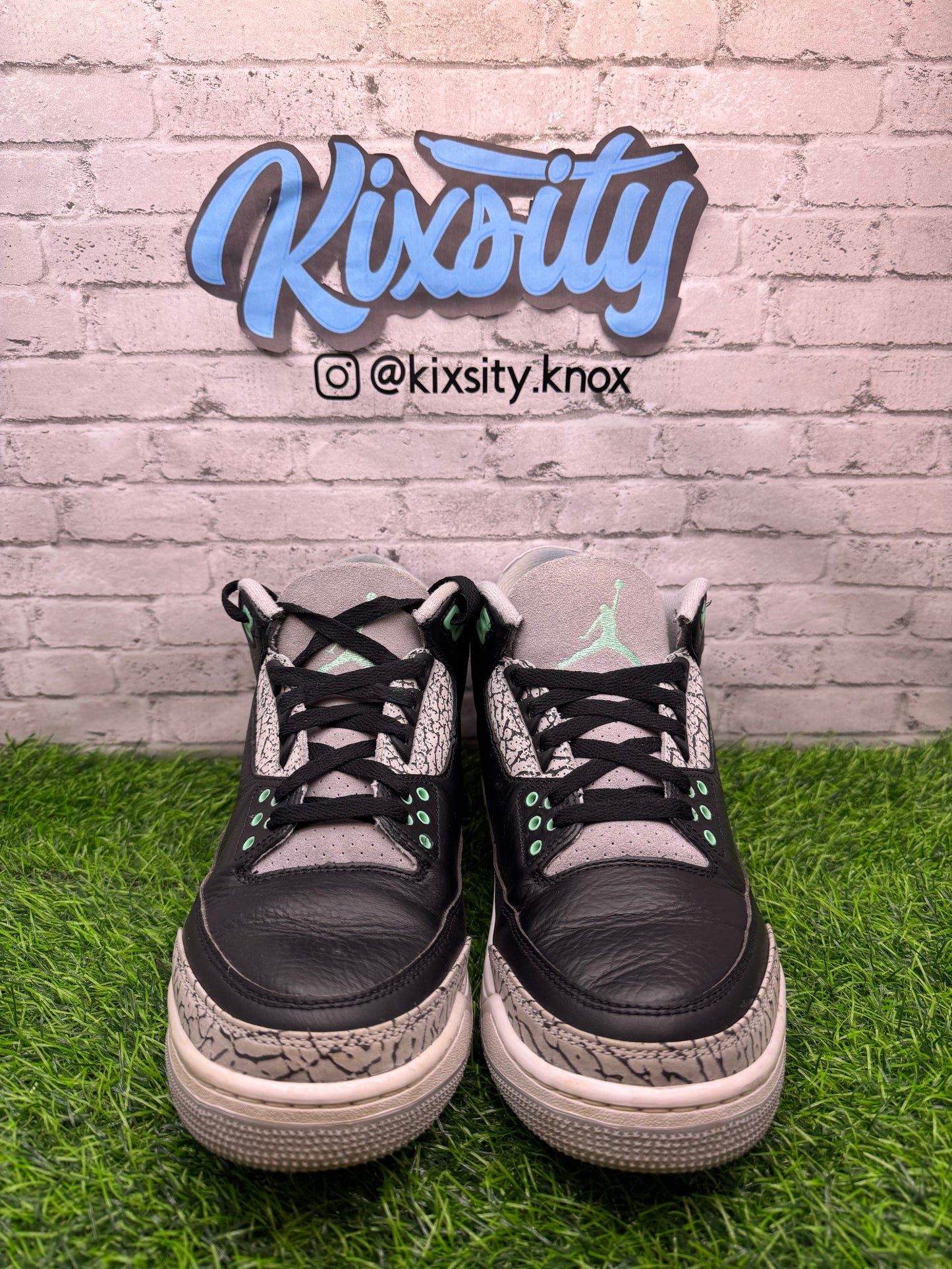 Jordan 3 Green Glow PO 9.5