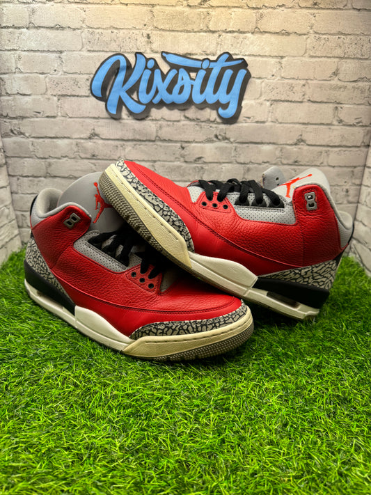 Jordan 3 Red Cement Unite PO 12