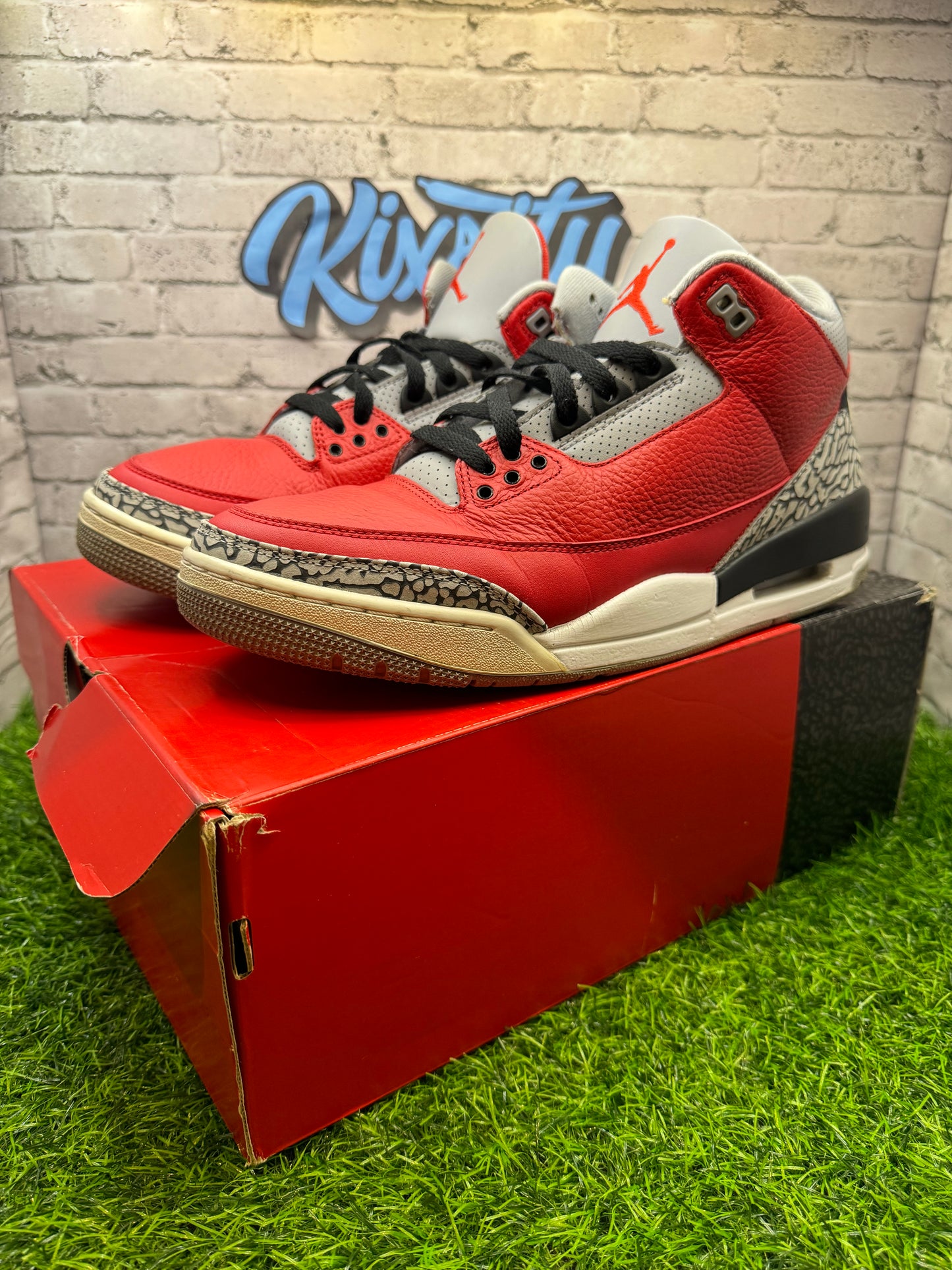 Jordan 3 Red Cement Unite PO 12