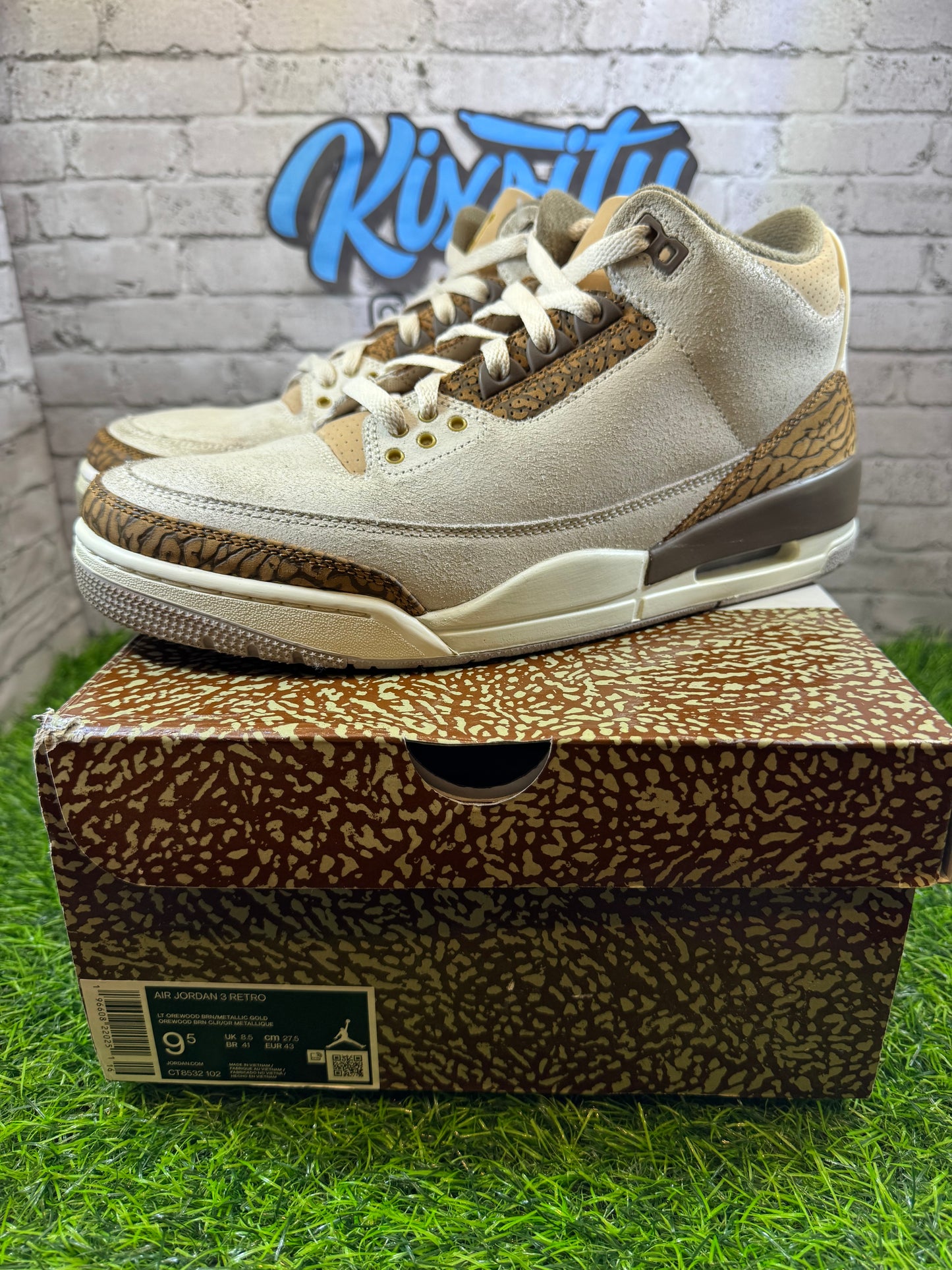 Jordan 3 Palomino PO 9.5