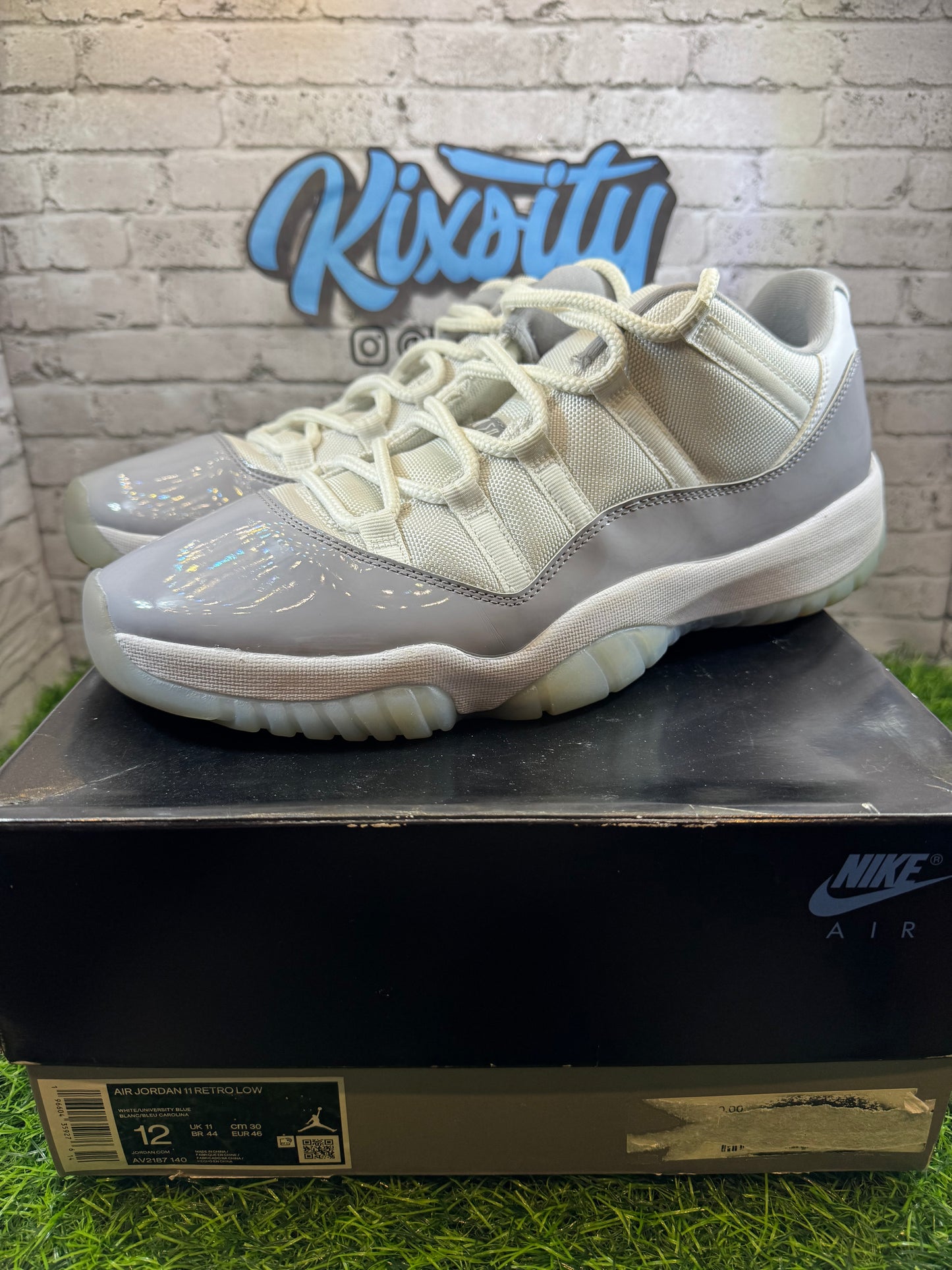 Jordan 11 Low Cement Grey PO 12