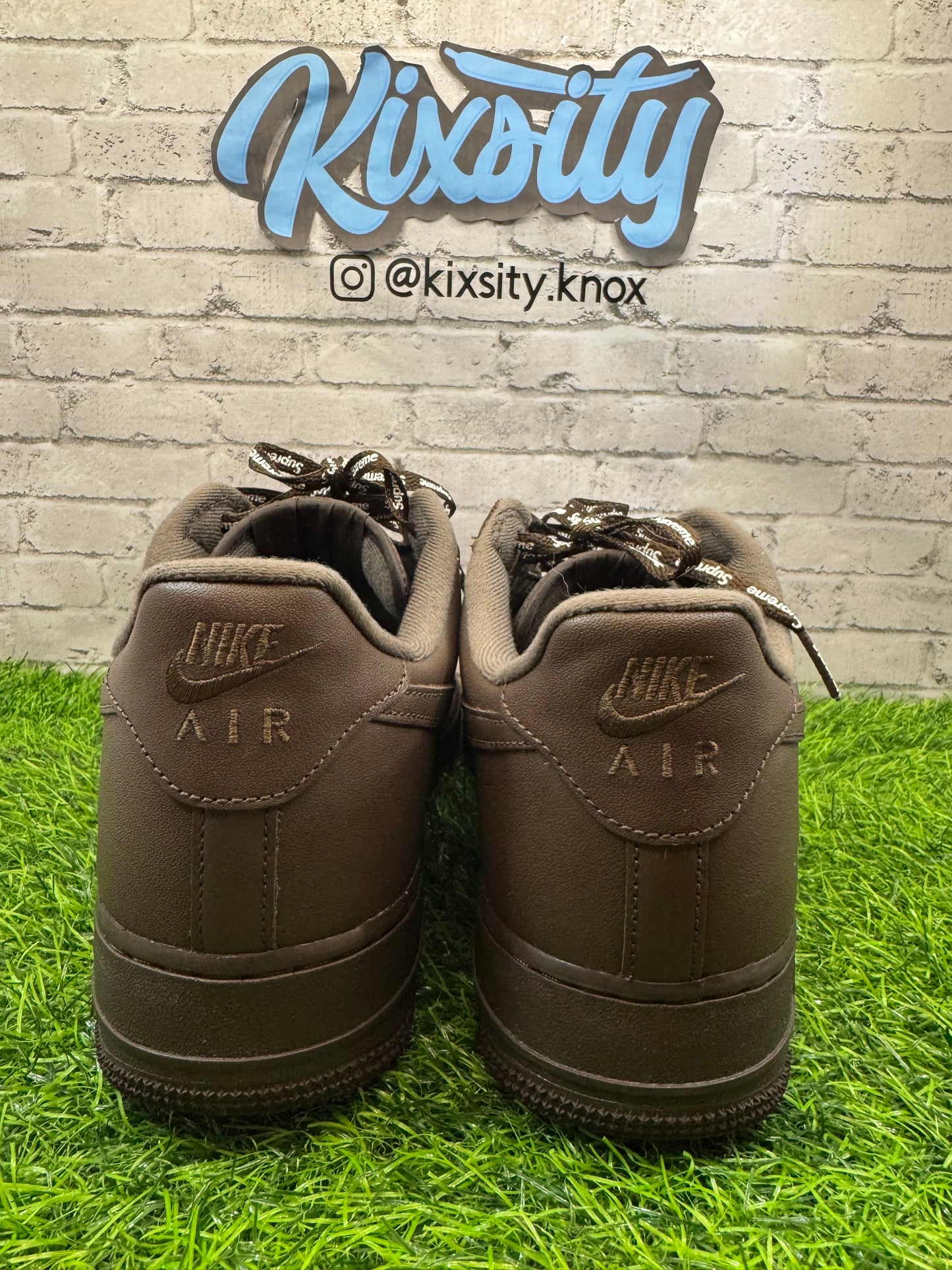 Nike Air Force 1 Supreme Baroque Brown PO 10.5
