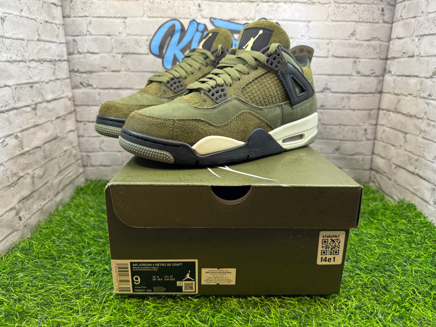 Jordan 4 Craft Olive PO 9