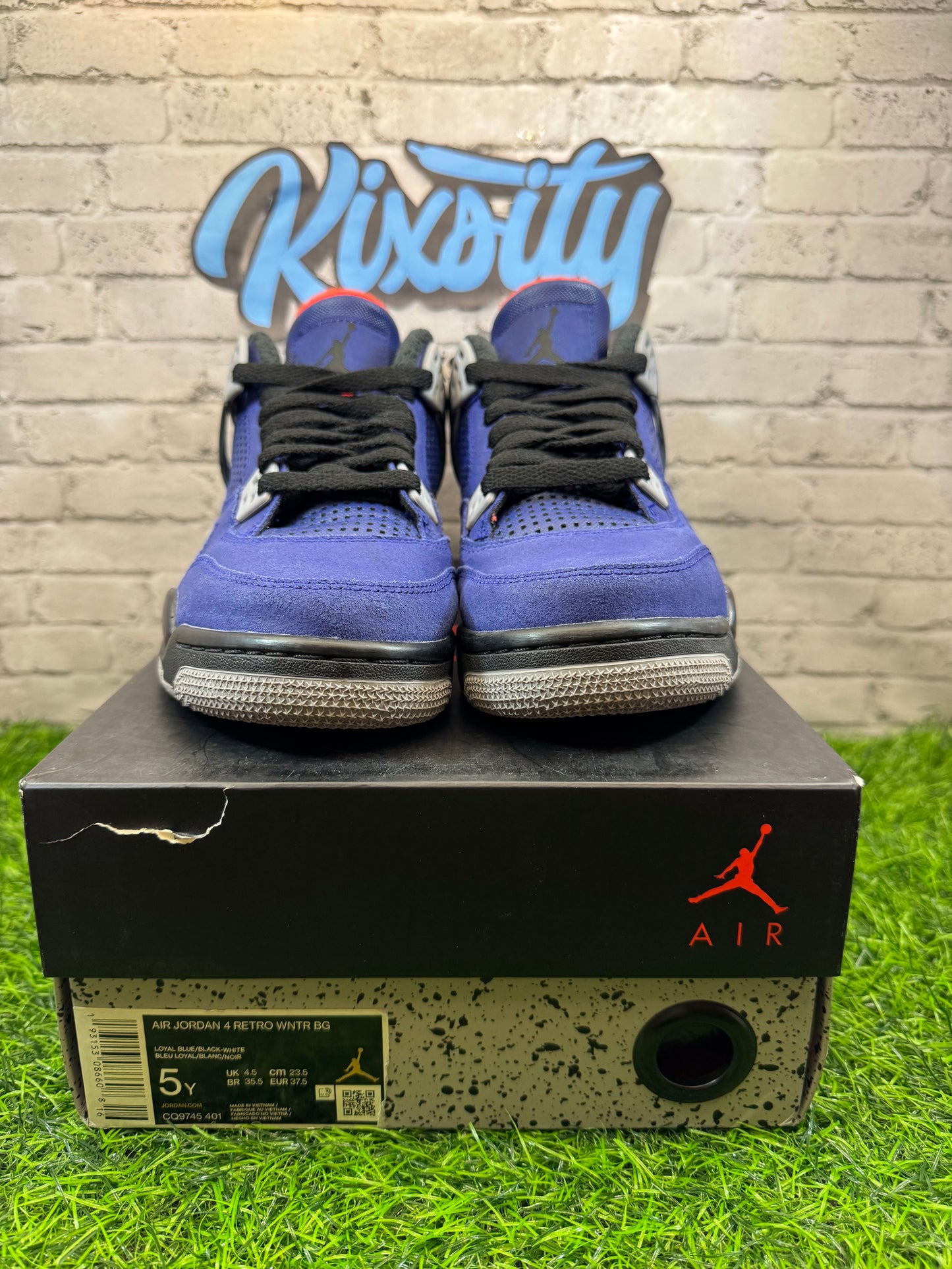 Jordan 4 Winterized Loyal Blue PO GS 5Y