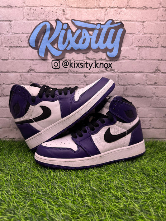 Jordan 1 Hi Court Purple 2.0 PO GS 5.5Y