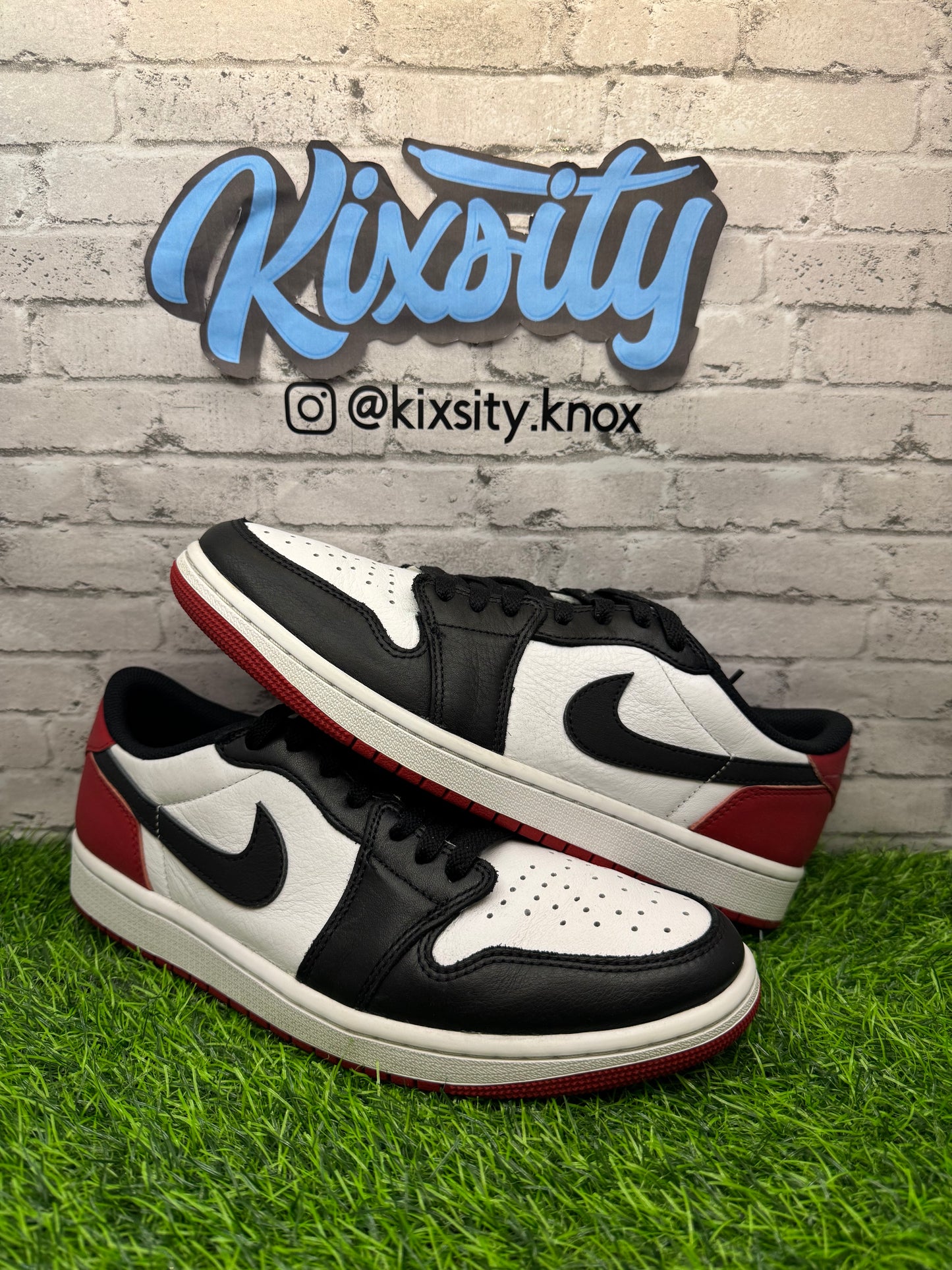 Jordan 1 Low Black Toe PO 10