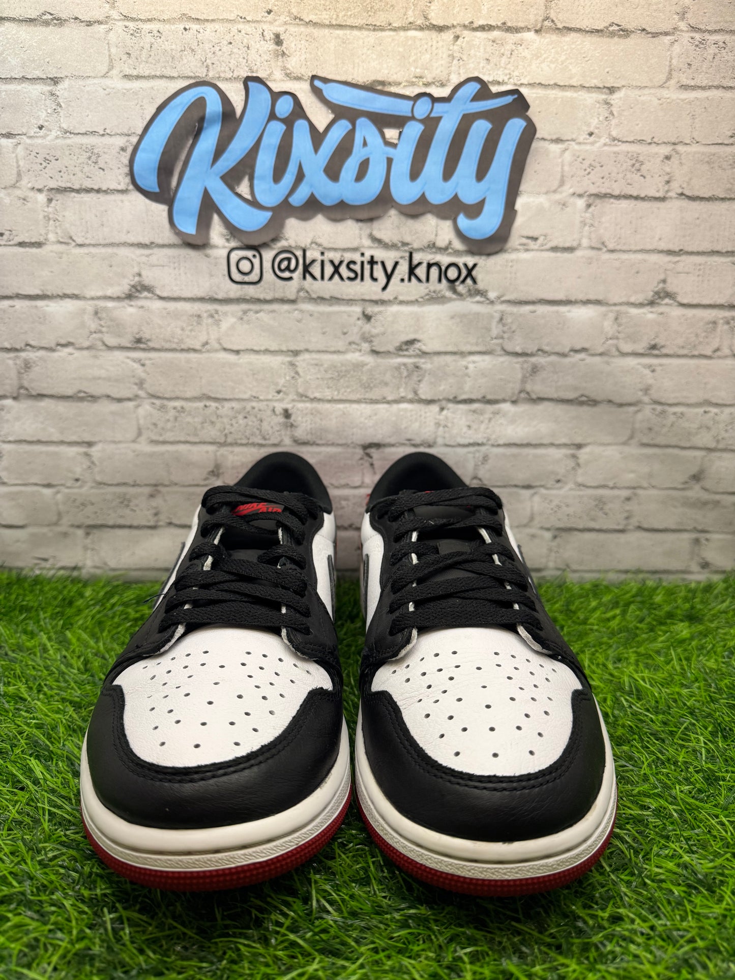 Jordan 1 Low Black Toe PO 10