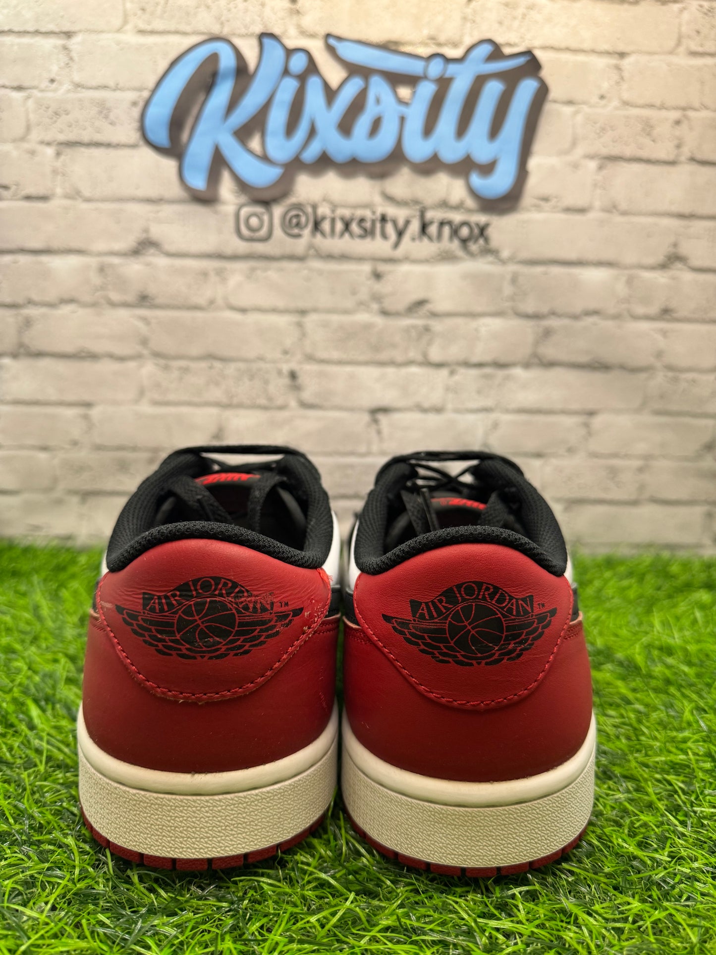 Jordan 1 Low Black Toe PO 10