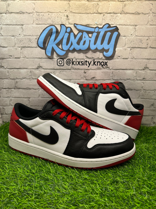 Jordan 1 Low Black Toe PO 13