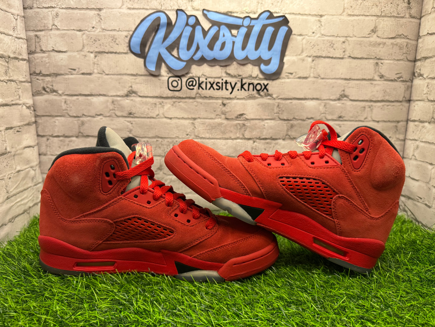 Jordan 5 Red Suede PO GS 6Y