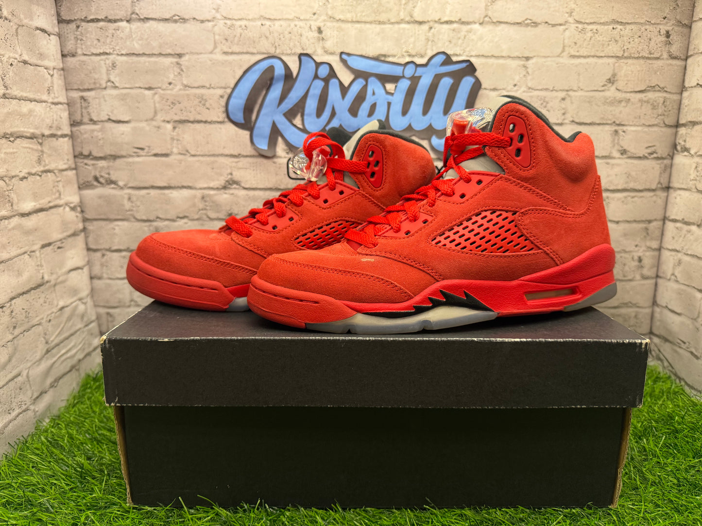 Jordan 5 Red Suede PO GS 6Y