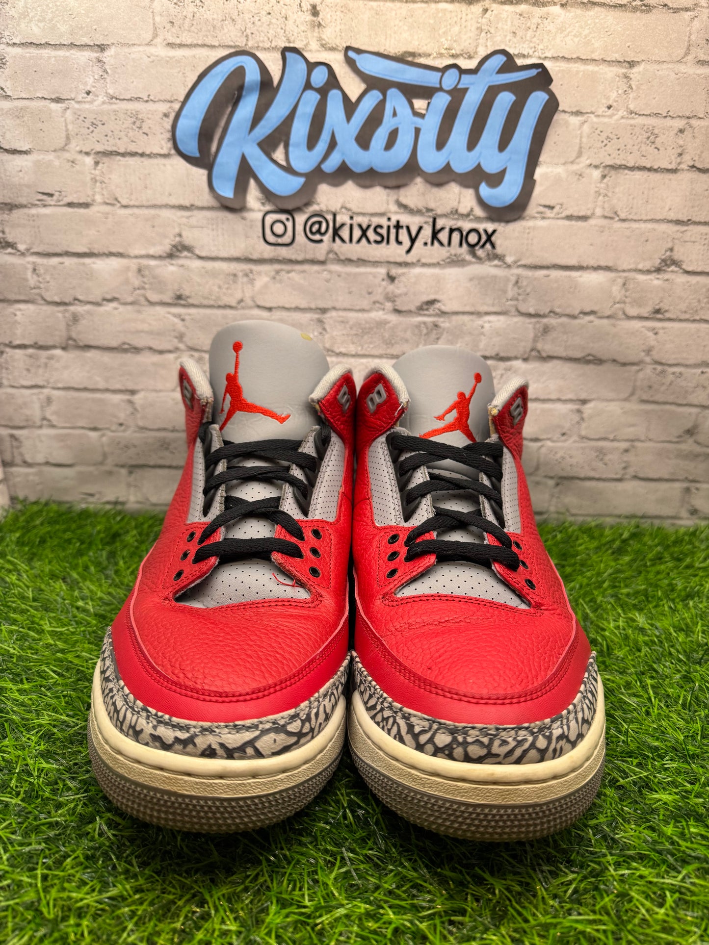 Jordan 3 Red Cement Unite PO (No Box) 13