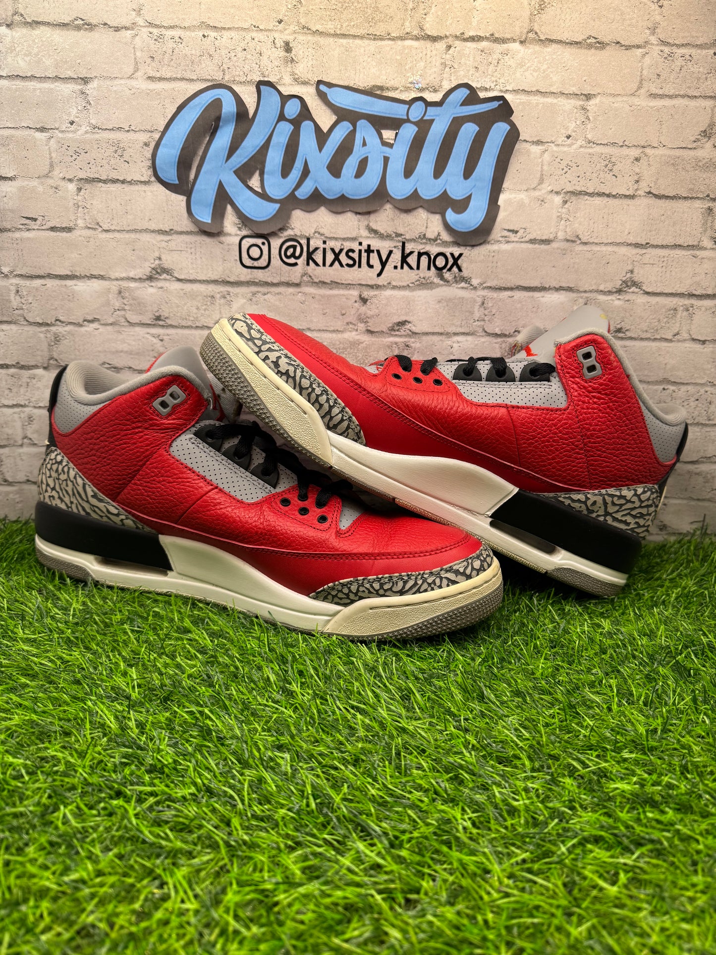 Jordan 3 Red Cement Unite PO (No Box) 13