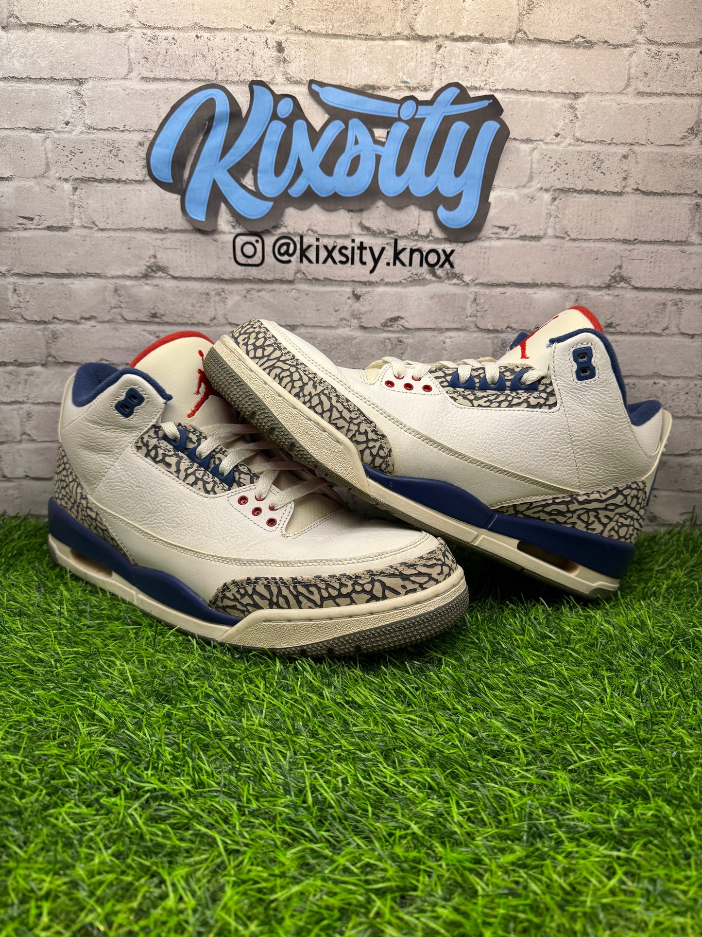 Jordan 3 True Blue 2016 PO (No Box) 11.5