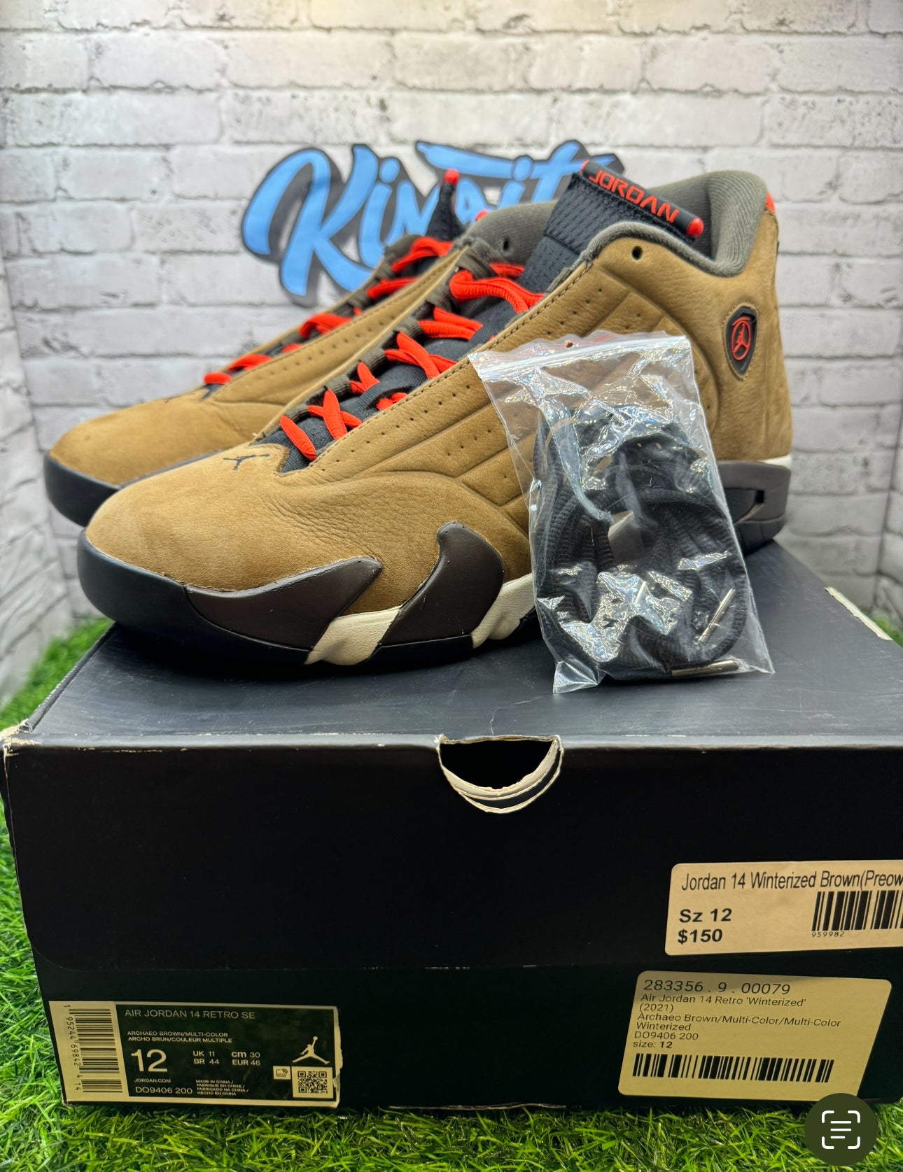 Jordan 14 Winterized Brown PO 12