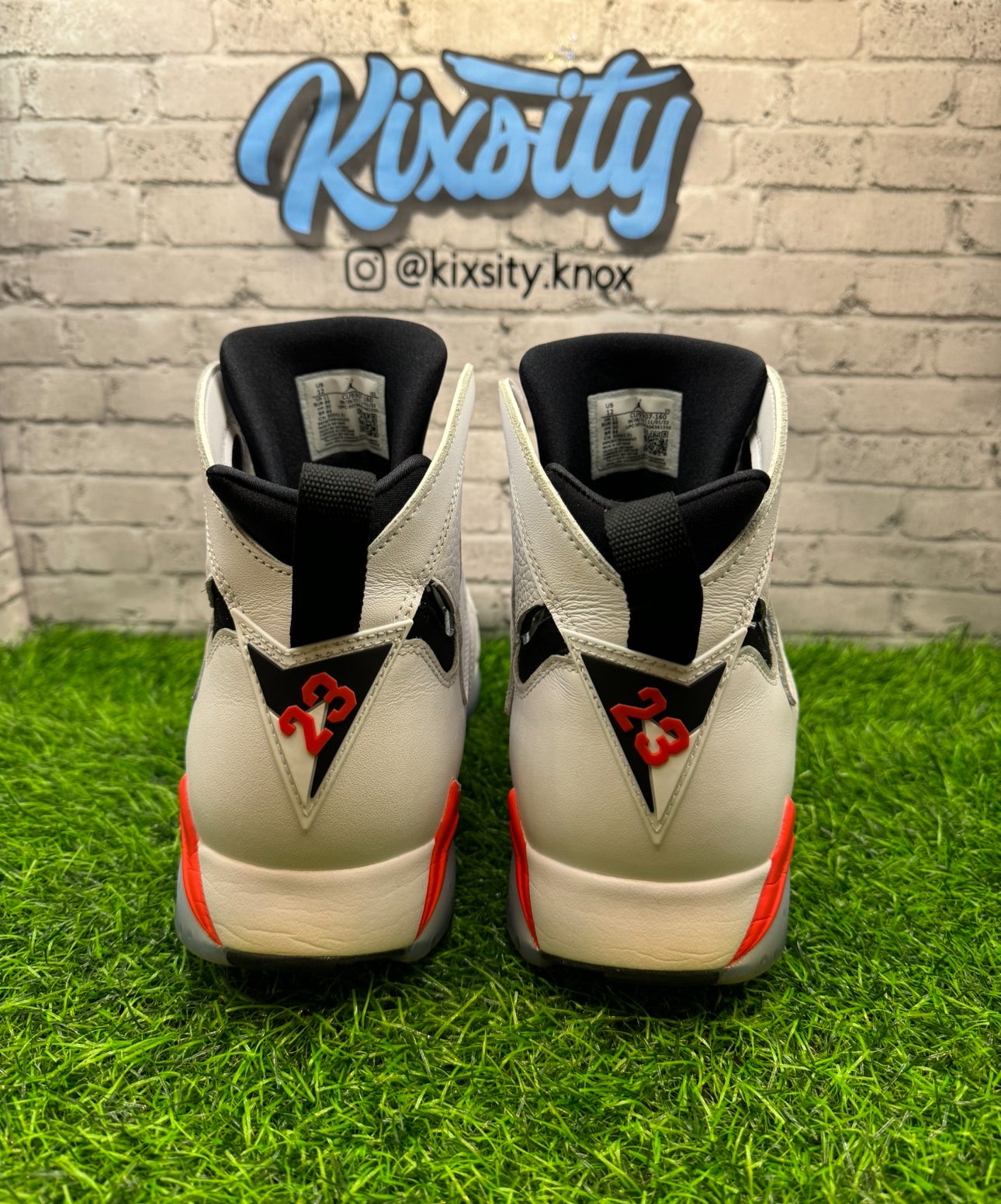 Jordan 7 White Infrared PO (No Box) 12