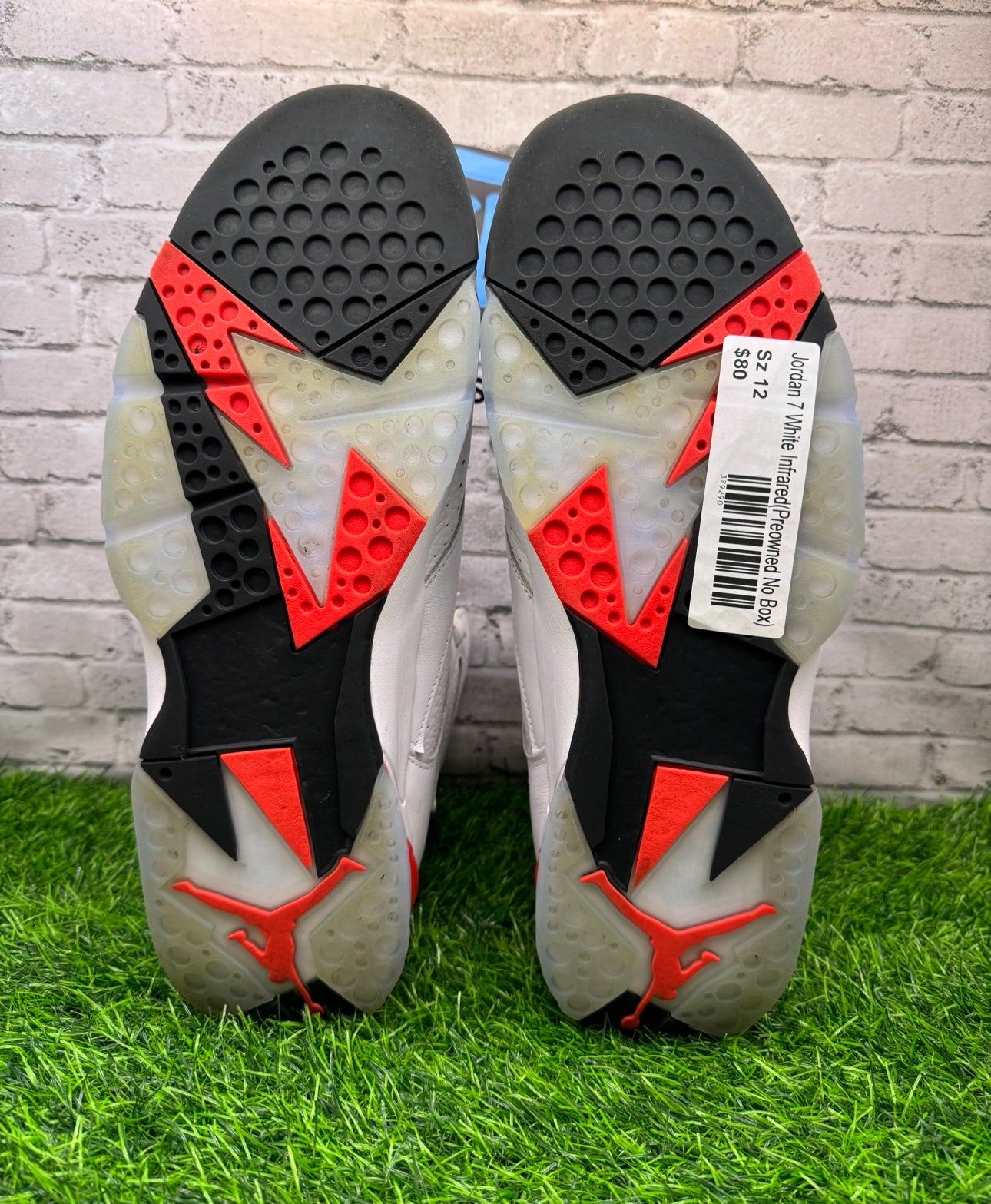 Jordan 7 White Infrared PO (No Box) 12