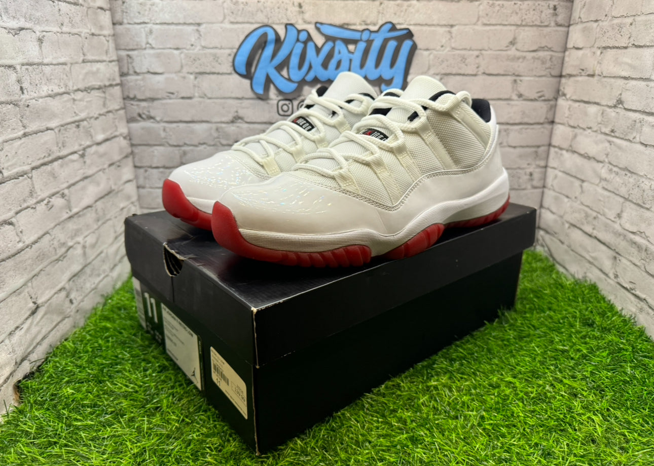 Jordan 11 Low White/Red (2012) PO 11