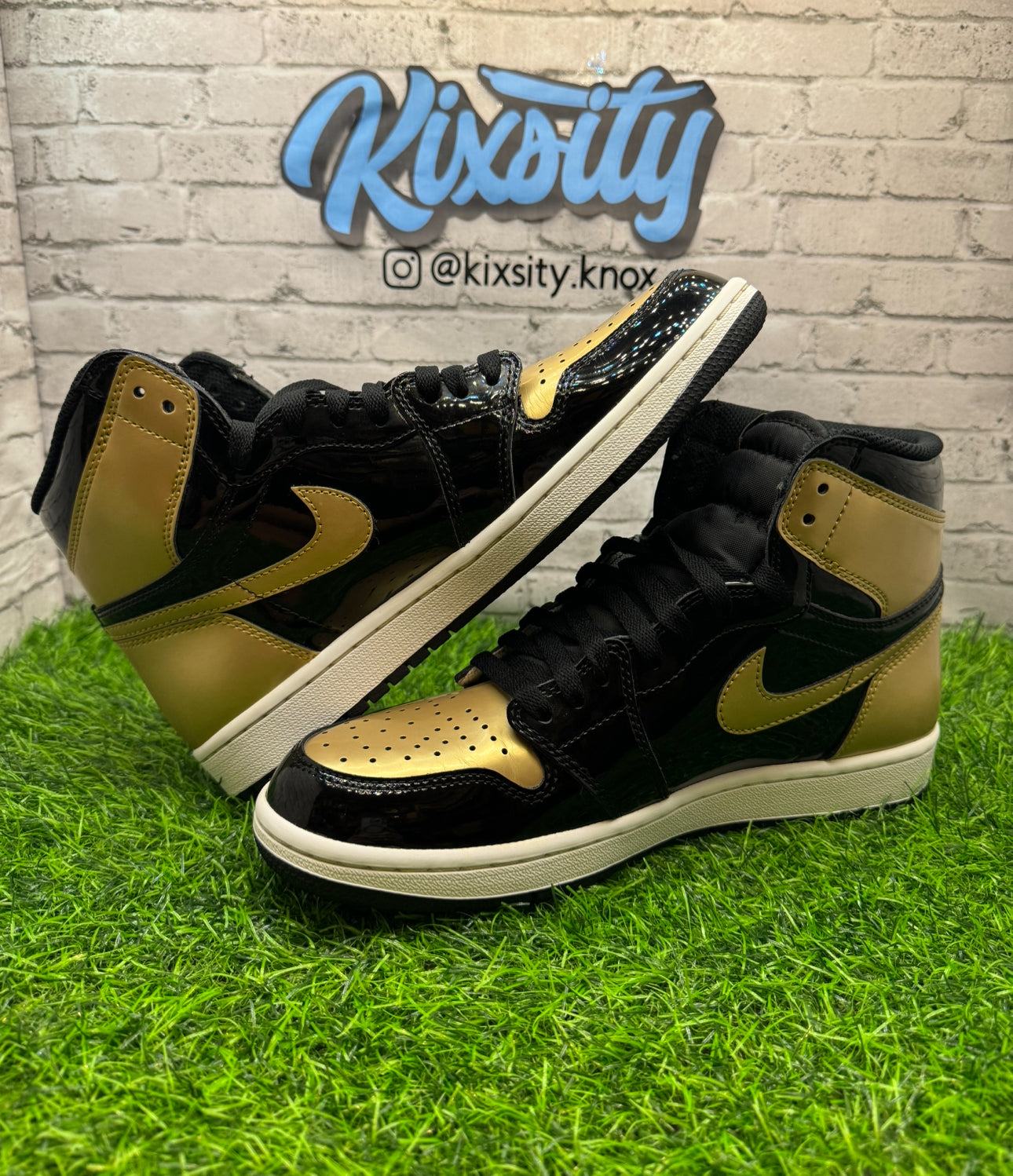 Jordan 1 High Gold Toe PO 8.5