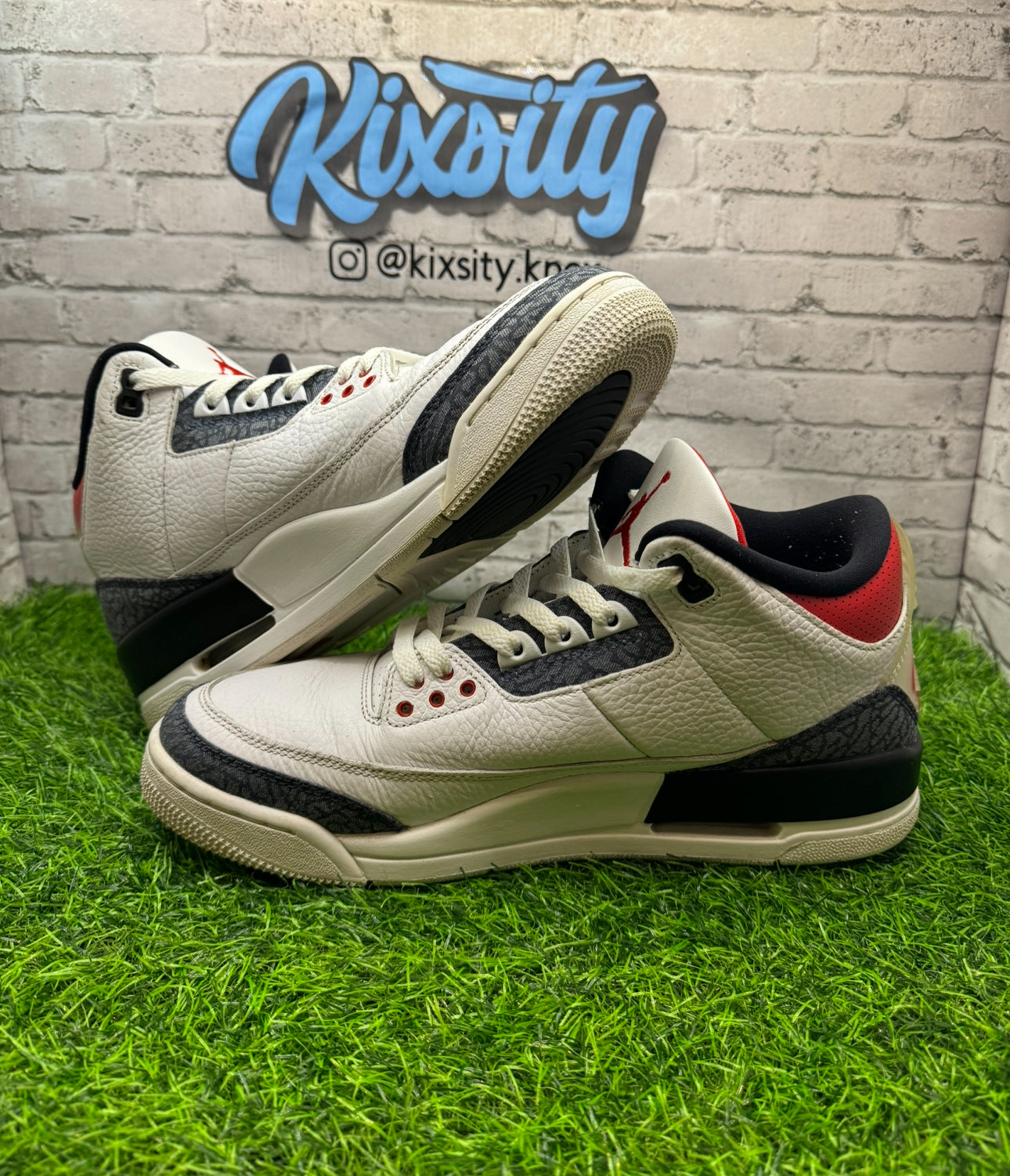 Jordan 3 Fire Red Denim PO 10.5