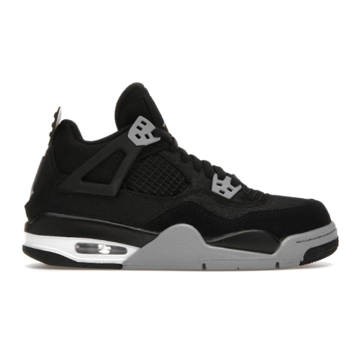 Jordan 4 Black Canvas GS 4.5Y