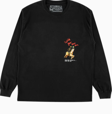 Travis Scott AstroWorld Horse Tee L/S XL