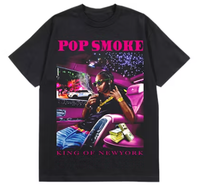 Vlone x Pop Smoke KONY Tee Black M